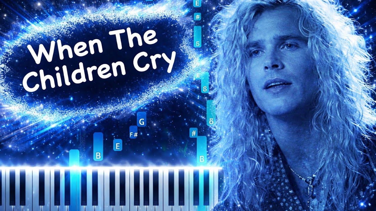 White Lion - When The Children Cry Piano Tutorial