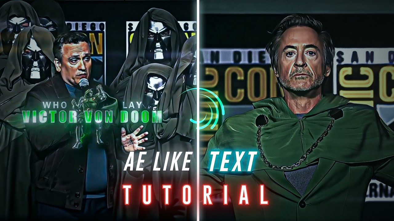 Ae like Text tutorial in Alight motion..!!
