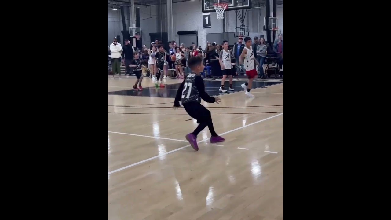 Saint West hits buzzer-beater in Kobe's 🐍 (via @kimkardashian/IG) #shorts