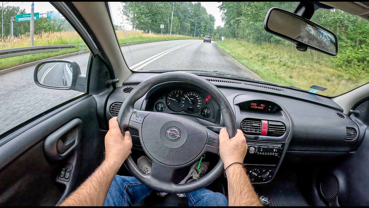 2006 Opel Corsa C [1.0 60 HP]|0-100| POV Test Drive #1790 Joe Black