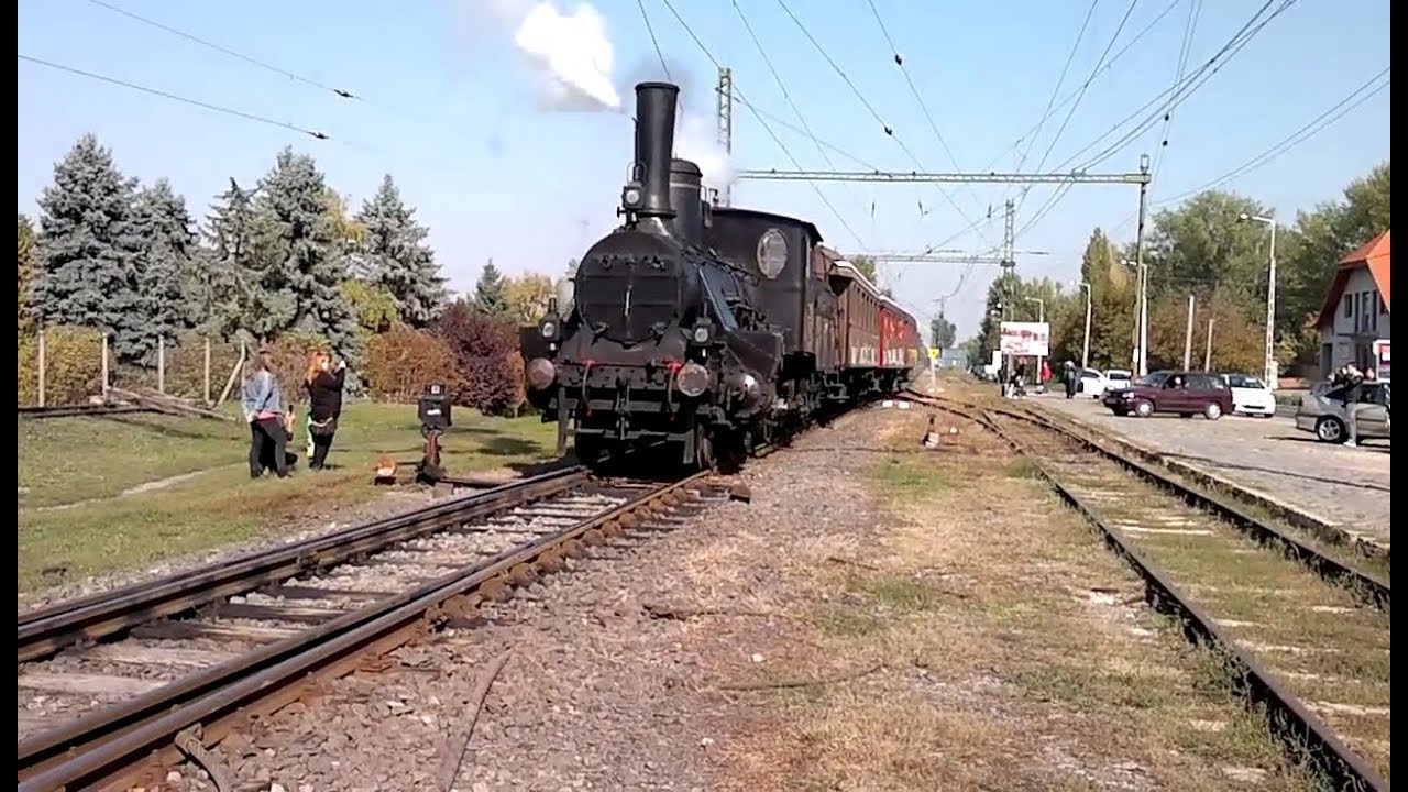 Gőzmozdonyos különvonat a H6-os HÉV vonalán/Dampfsonderzug auf der S-Bahnlinie H6