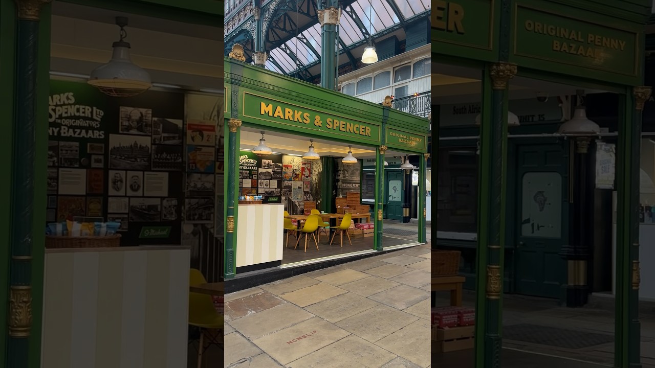Kirkgate Market ~ Birthplace of Marks & Spencer #leeds #shorts #marksandspencer #market