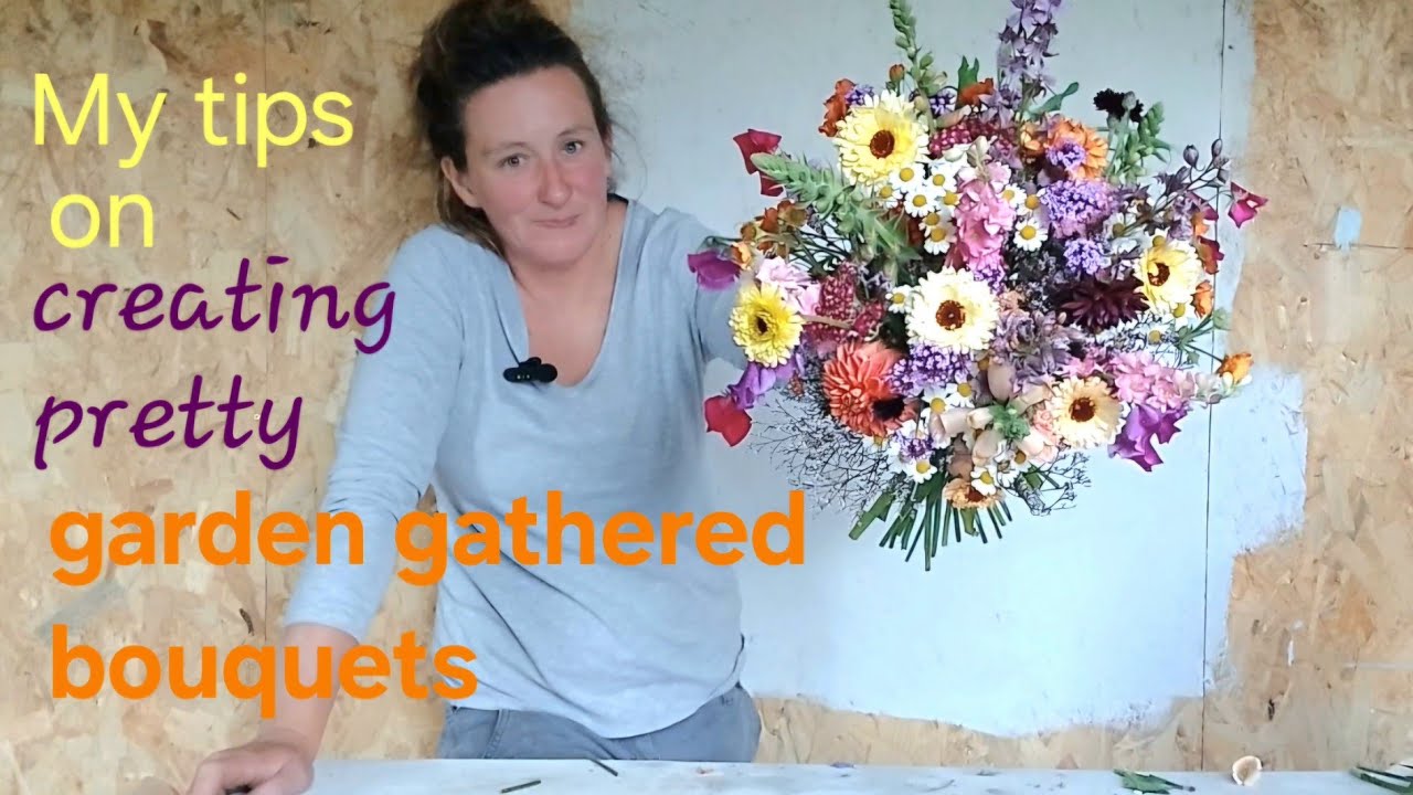 My tips on creating pretty garden gathered bouquetes