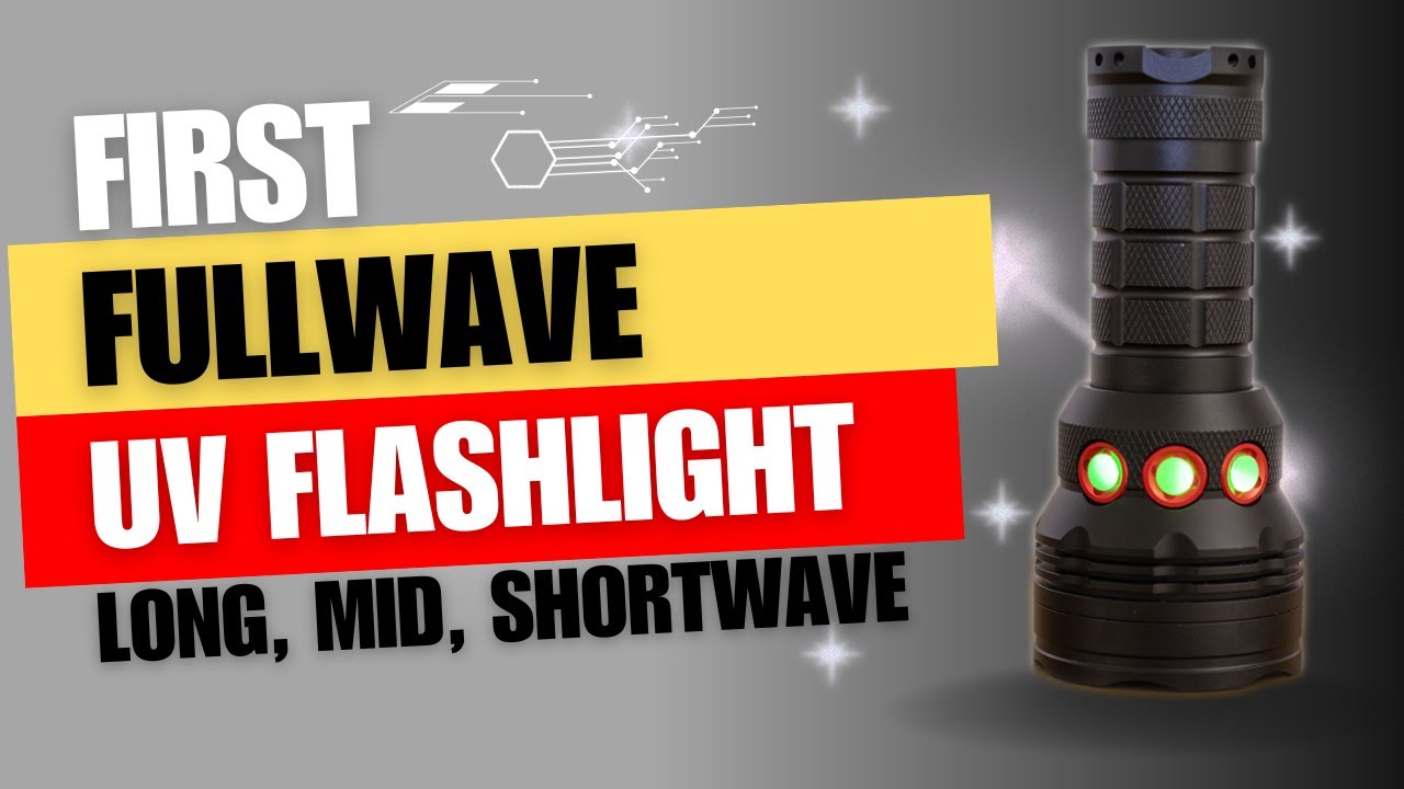 Fullwave UV LED Flashlight Prototype Showcase