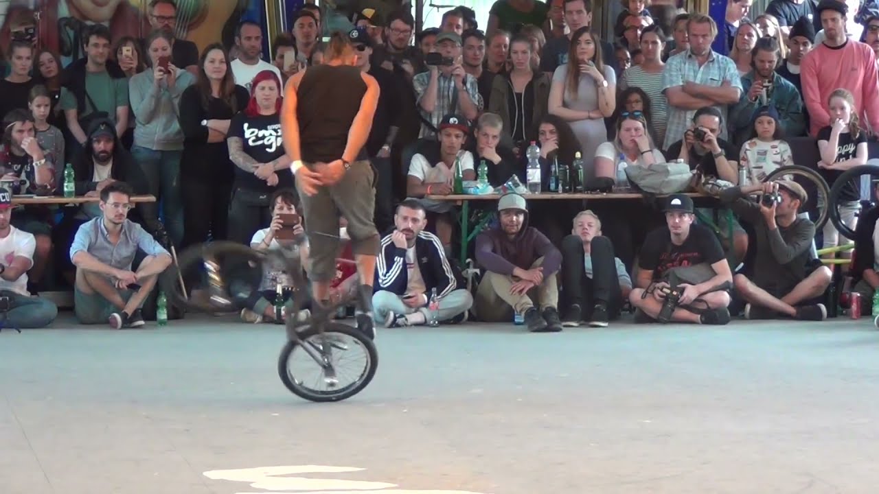 Wolfgang Sauter at Flatland Bmx Pro World Circuit 2017 FINAL Cologne