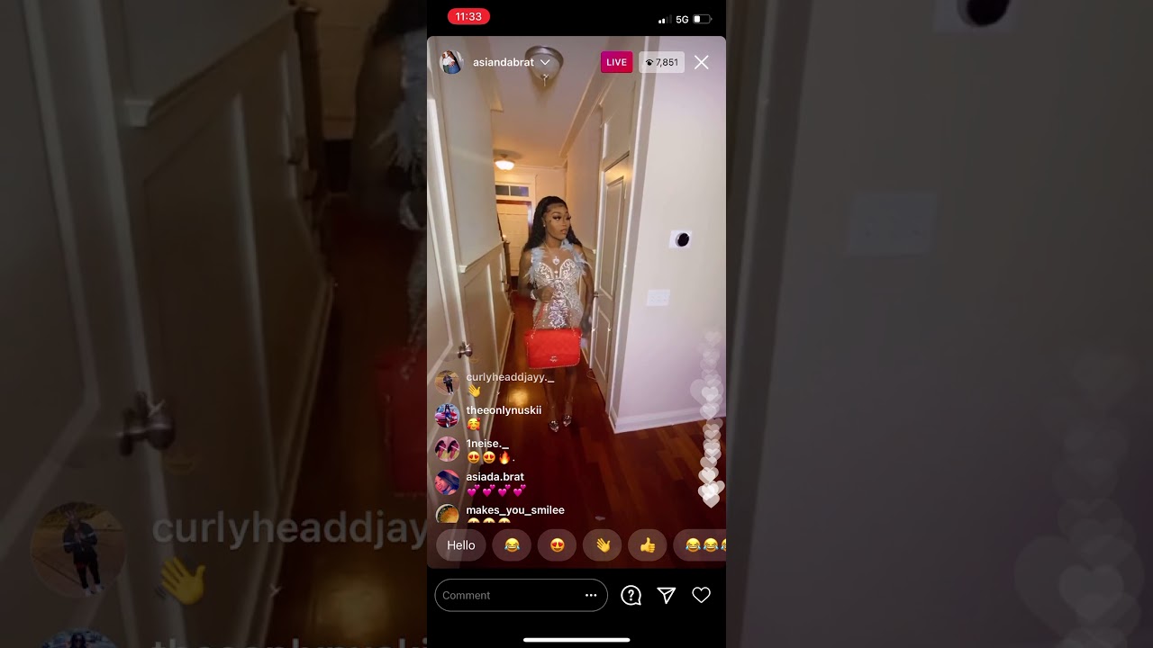 Asian Doll Before Her Birthday Instagram Live December 6, 2020