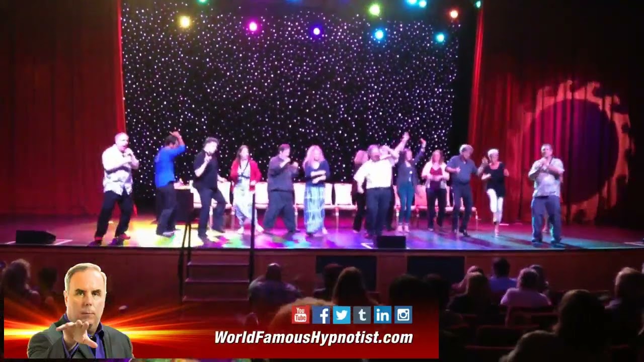 Dancing - The Trance Master's 2 Hypnotist Show with Hypnotists John Cerbone & Richard Nongard