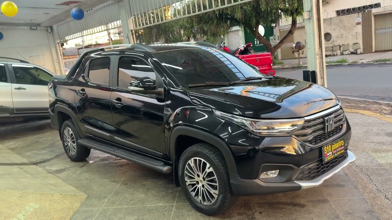 Fiat Strada Ranch ano 2023 cabine dupla automática#s10piseiro 