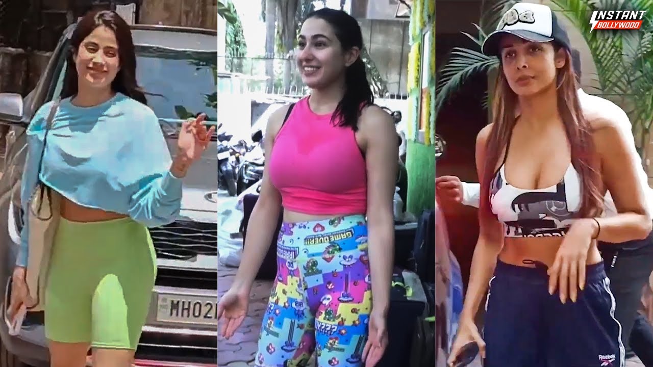 Janhvi Kapoor, Malaika, Sara Ali Khan Snapped After Gym | Instant Bollywood