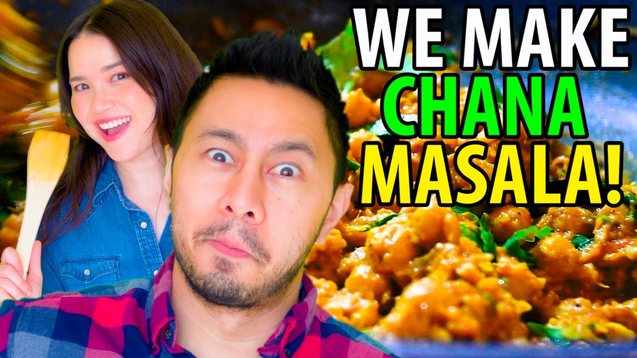 HAPPY DIWALI! We Cook Chana Masala! | Jaby Koay & Achara Kirk | Dwaraka Foods