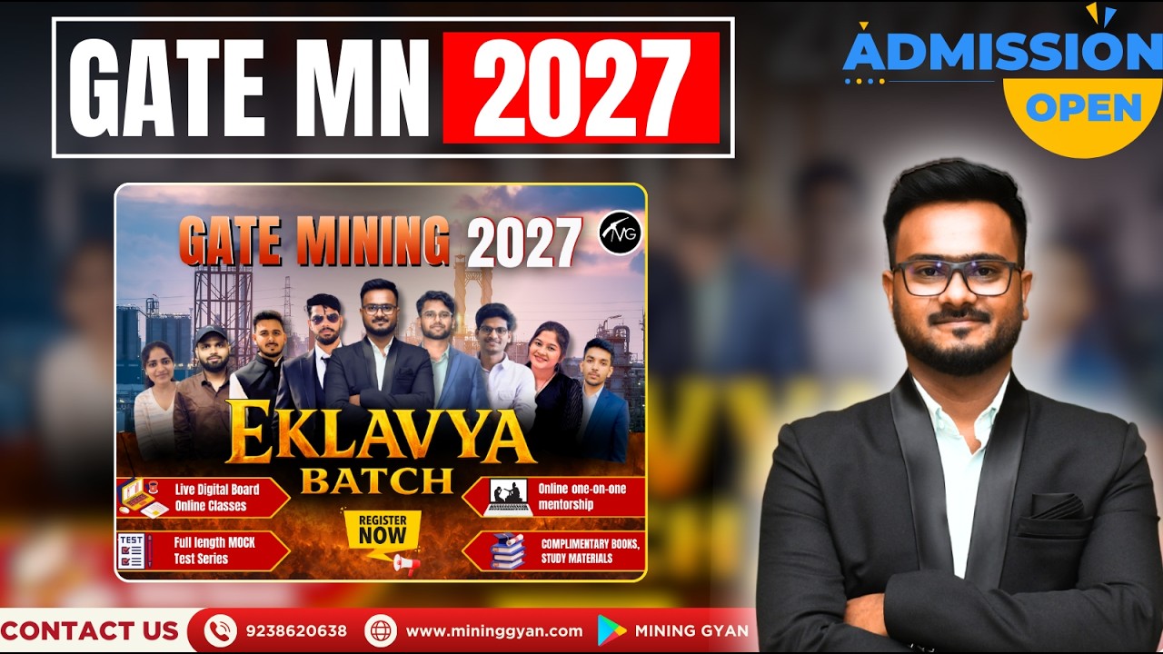 GATE MN 2027 Admission Open | Complete Course + Mentorship | Recorded Course | Complete Details