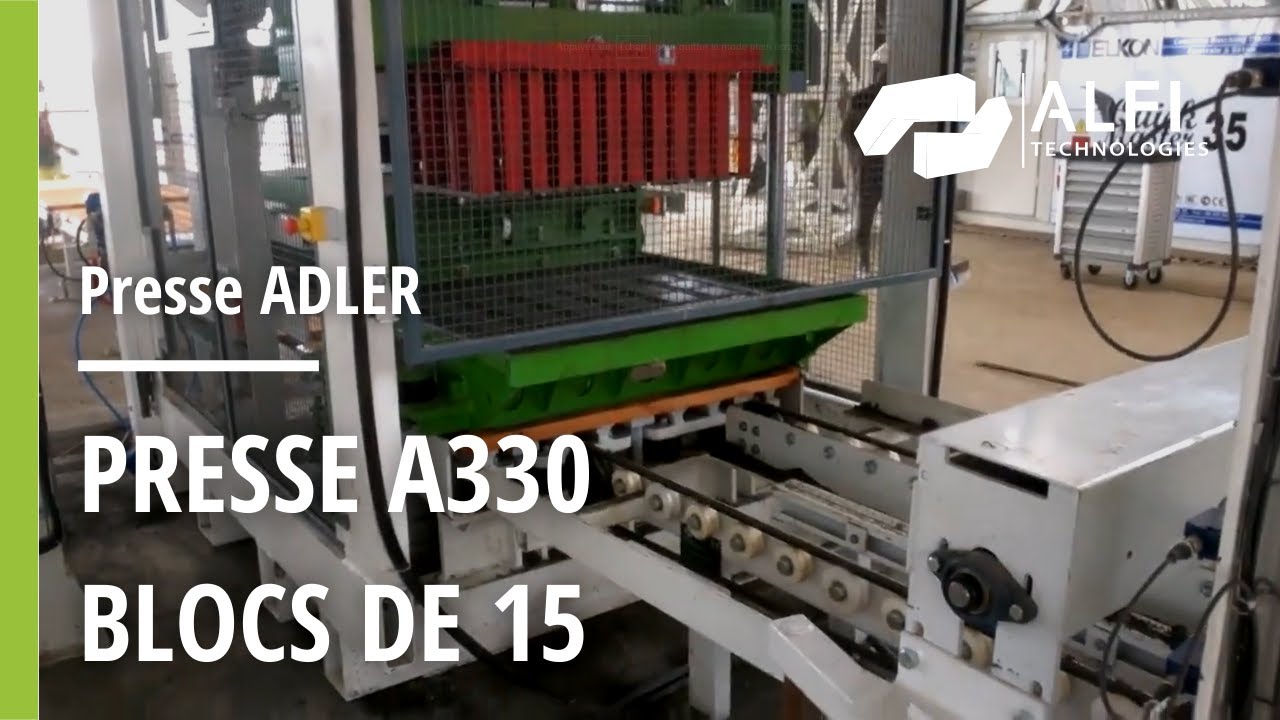 Presse ADLER A330 | Blocs de 15