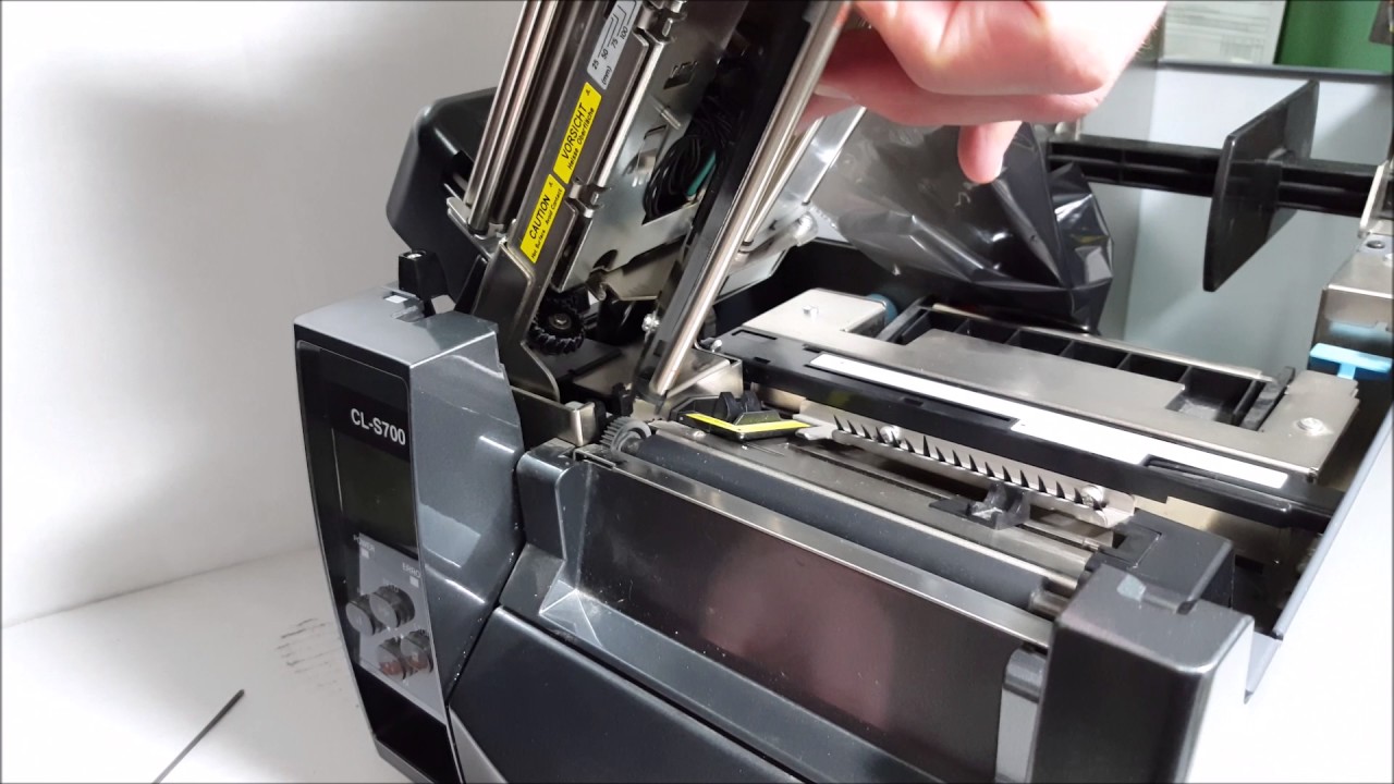 How to change the position of the print head CL-S700