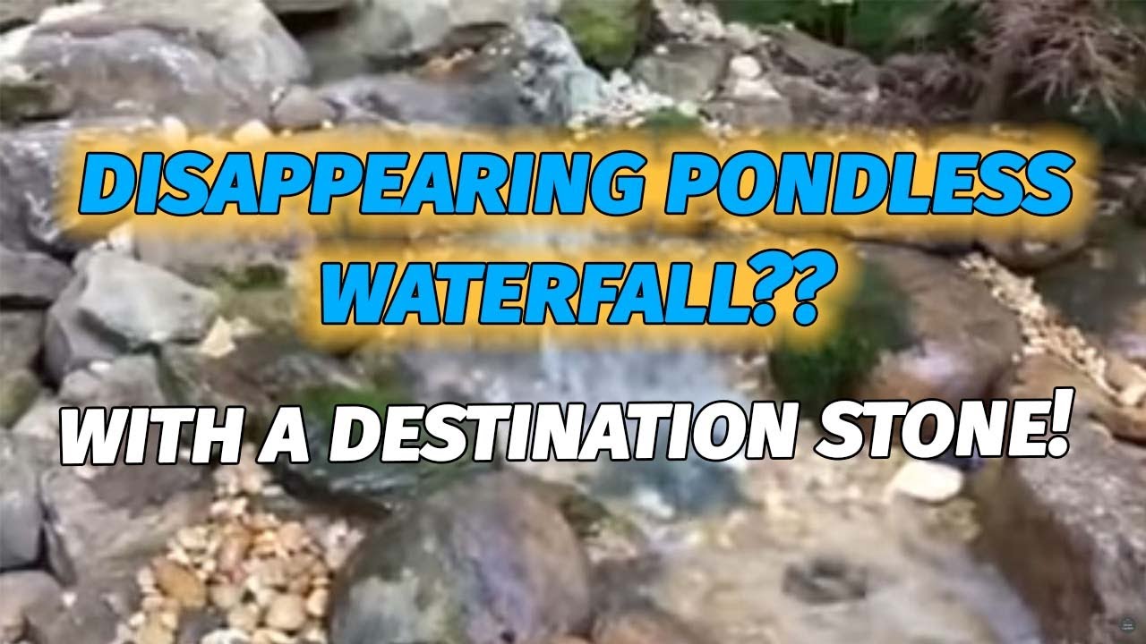 Barbara Mandrell's Disappearing Backyard Pond less Waterfall renovation in Brentwood, Tn