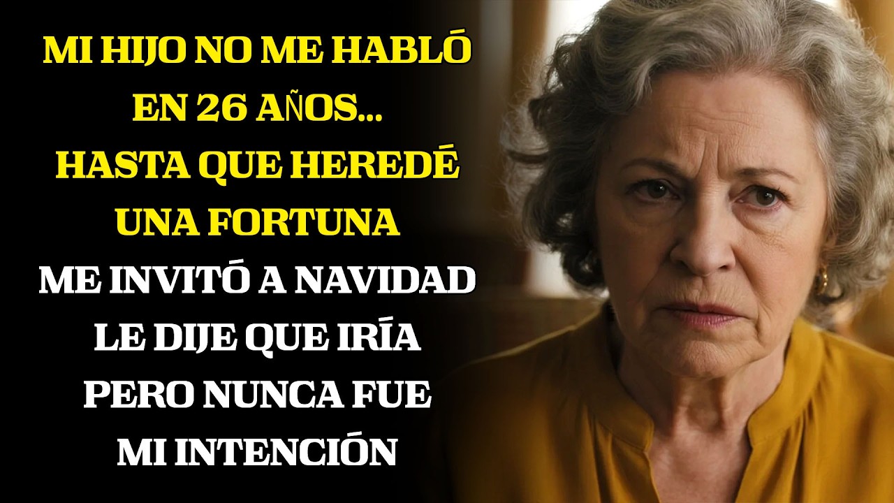No habló conmigo 26 años; cuando fui rica, me invitó a Navidad