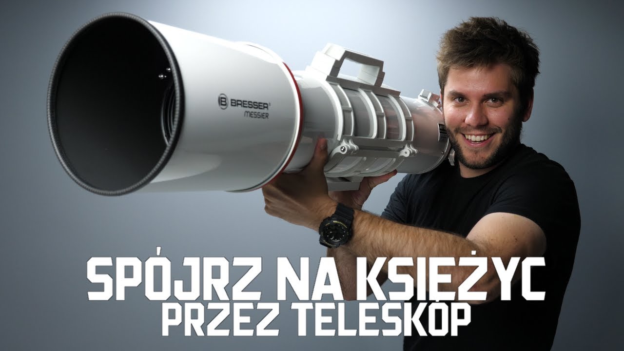 SP&Oacute;JRZ NA KSIĘŻYC PRZEZ TELESKOP🌖🔭