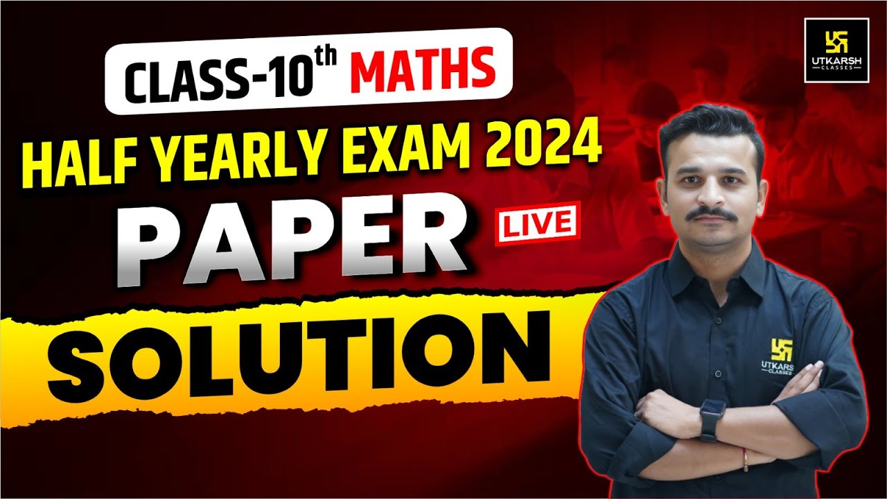 RBSE Class 10 Maths Half Yearly Exam Paper Solution 2024-25 | Complete Analysis | Kishore Sir