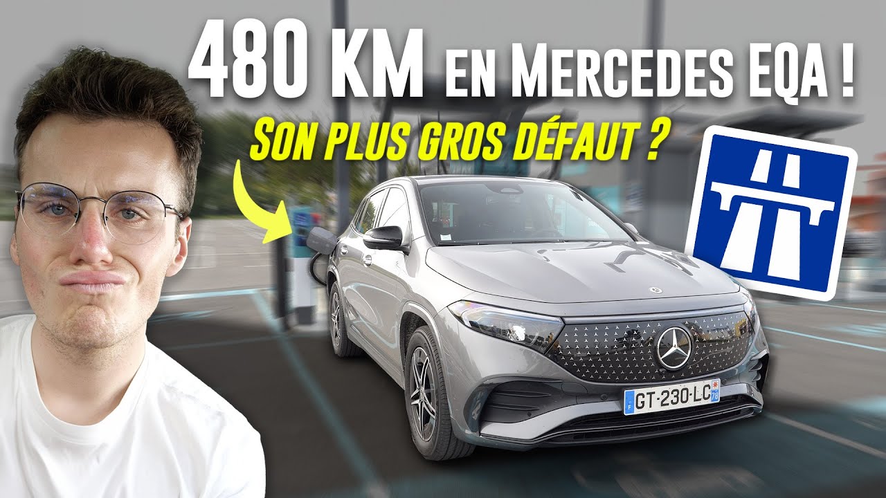Mon expérience en Mercedes EQA électrique sur autoroute ! 😵‍💫