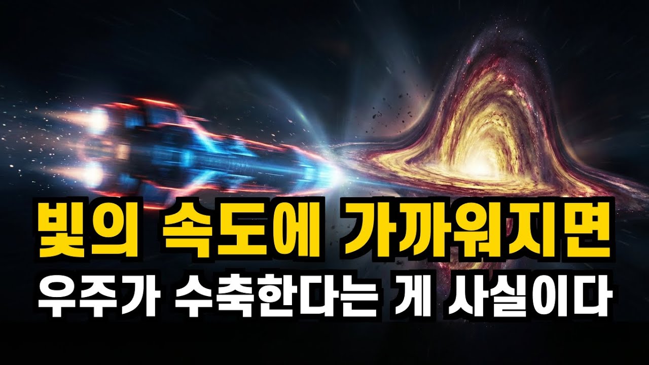 빛의 속도로 달리면 시간이 멈춘다? 아니다, 우주가 납작해진다 #교양다큐 #상대성이론