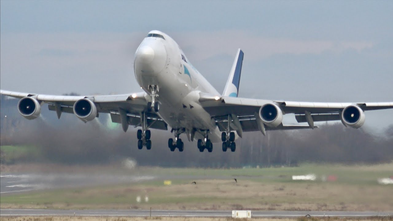 [4K] 20 Minutes of BEAUTIFUL Takeoffs & Landings | An-26, B767, B747 | Liege Airport Plane Spotting