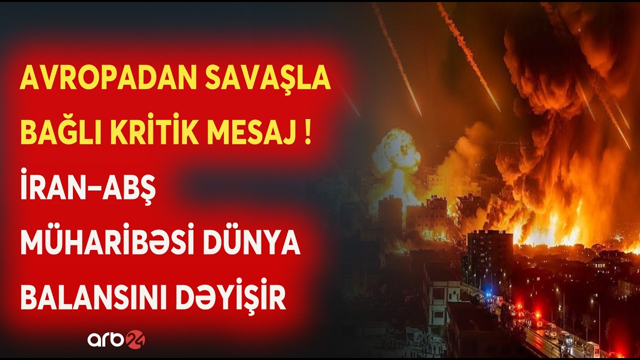 Avropada NARAHATLIQ! - Yaxın Şərqdə müharibə daha da GÜCLƏNƏCƏK? - Dünya NƏFƏSİNİ TUTDU