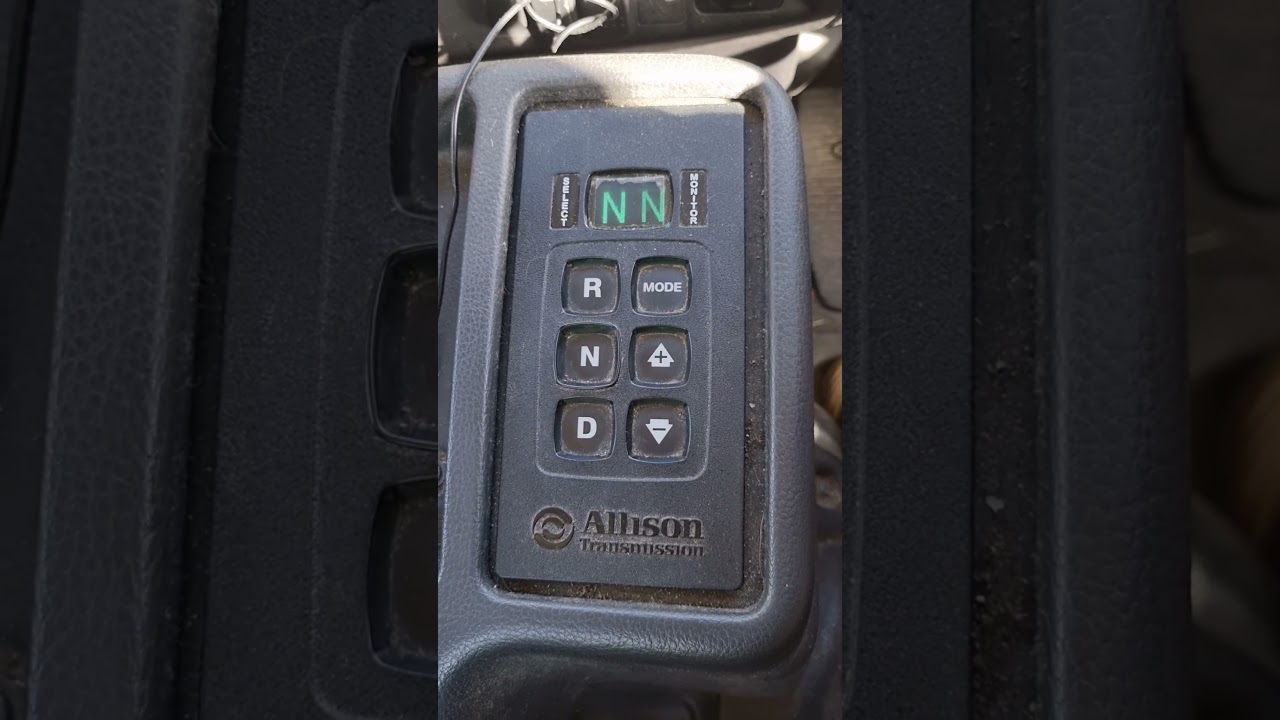 checking fluid levels from cab on allison trans