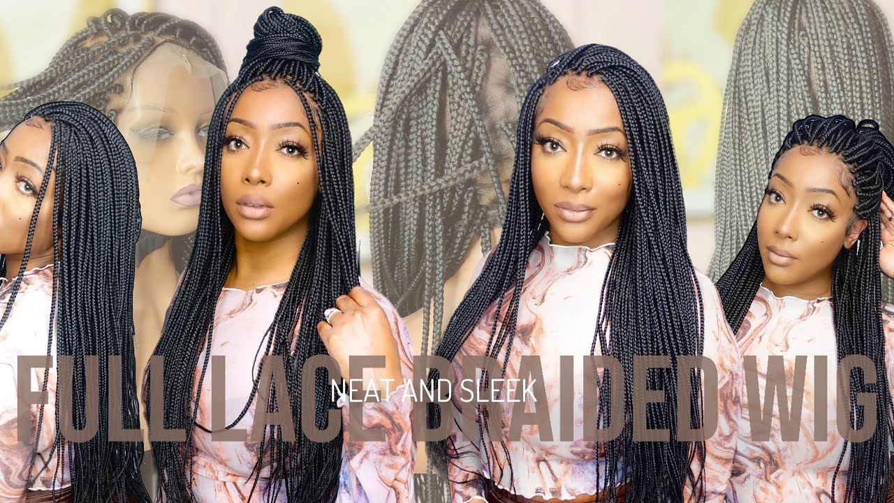 HOW TO CUSTOMIZE A FULL LACE BRAIDED WIG FOR THE BEST FIT| FT. NeatAndSleek