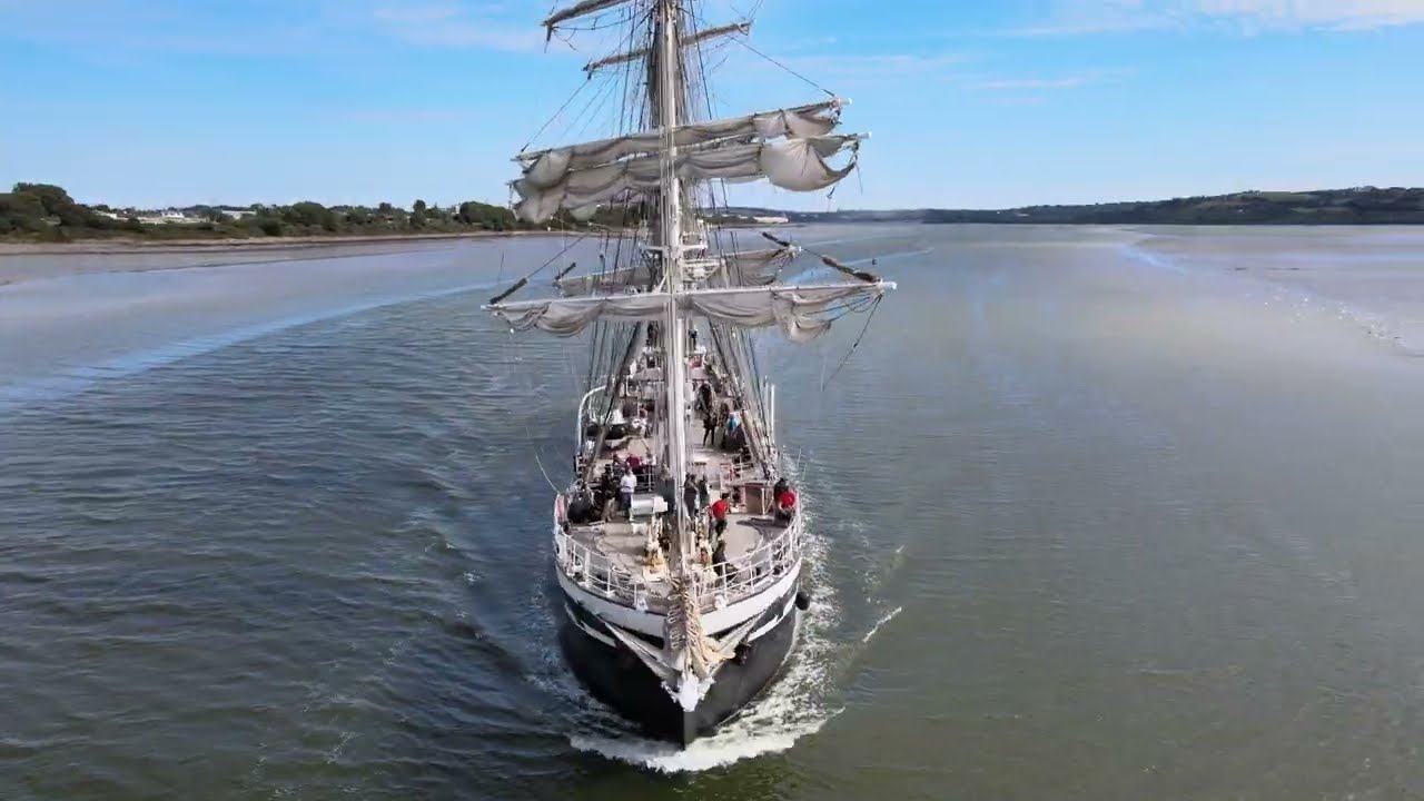 Tall Ships on The River Lee , Cork , Ireland