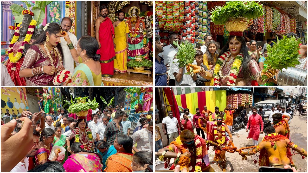 Jogini Nisha Kranthi Bonam 2024 | Golconda Bonalu 2024 | Nisha kranthi Bangaru Bonam 2024#bonalu2024