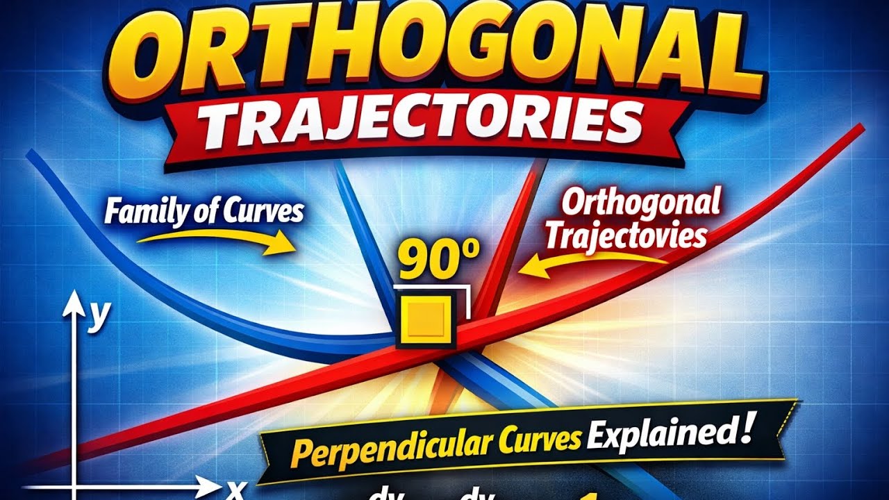 Orthogonal Trajectories Explained with Example | Engineering Maths