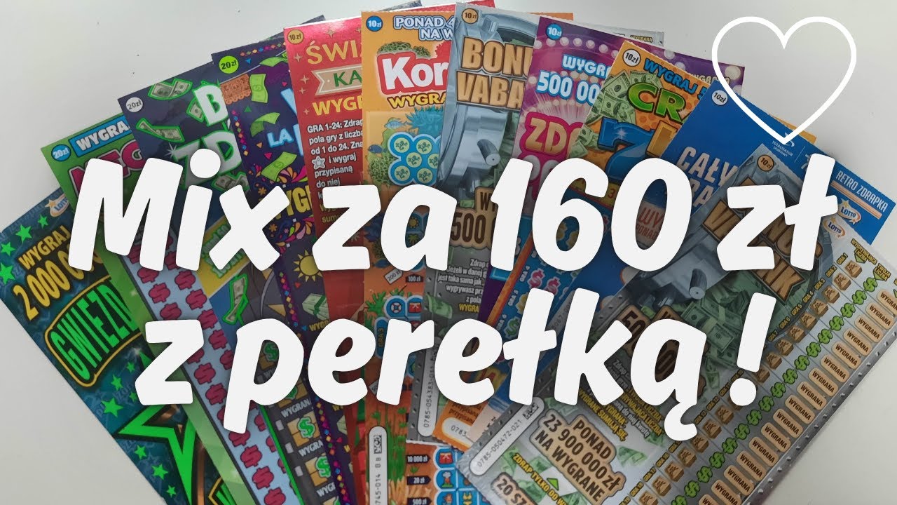 Zdrapki Lotto👉DUŻY MIX ZA 160 ZŁ🤩PIĘKNA PEREŁKA🥳DZIĘKUJĘ AGNIESZKO 😍😍😍