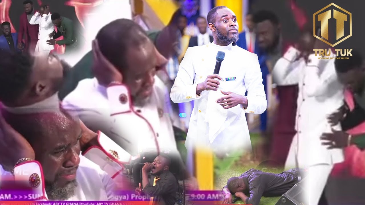 OMG😳VERY POWERFUL🔥DR OGYABA CRIES😩 LIKE A BABY AS WORSHIPPER SINGS ELDER SAM COOPER SONG(OY3ADEAYIE)