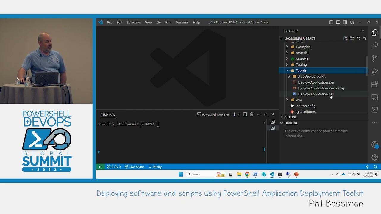 Deploying software and scripts using PowerShell Application Deployment Toolkit by Phil Bossman