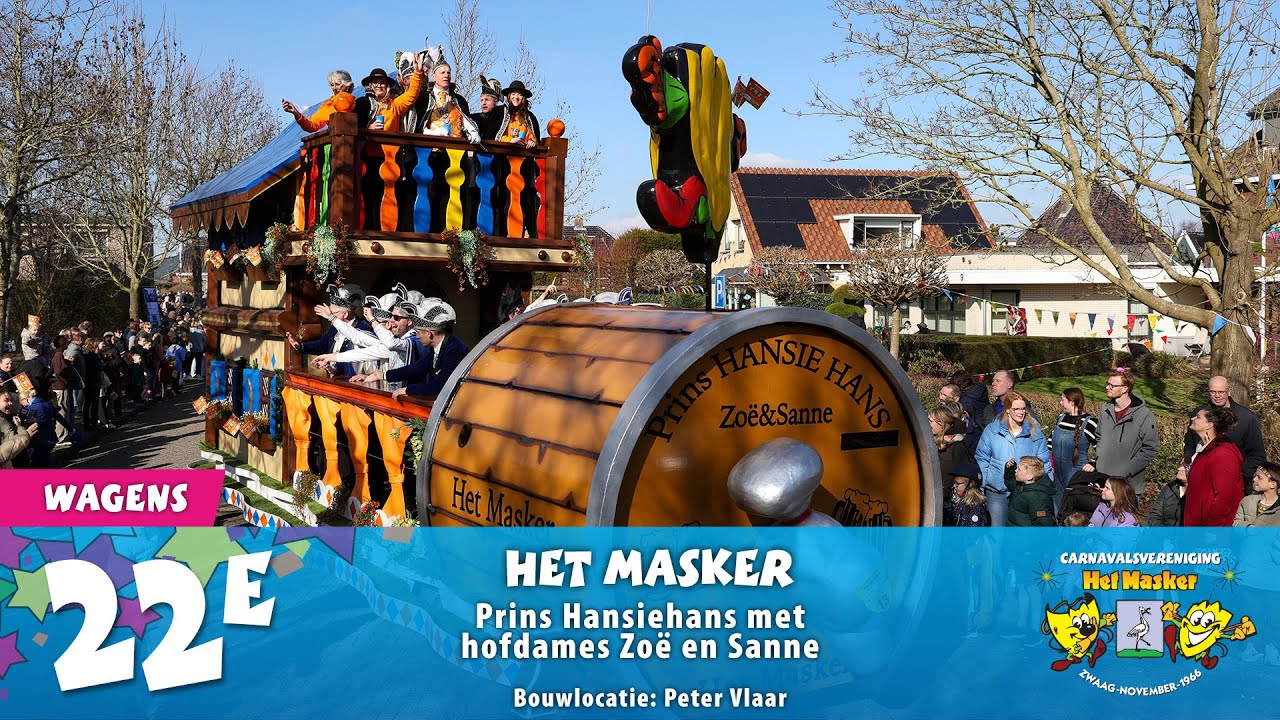 Carnaval Zwaag 2025 - Het Masker