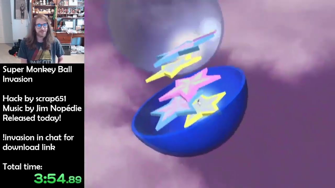 Super Monkey Ball Invasion - Full first playthrough (May 2023 livestream)