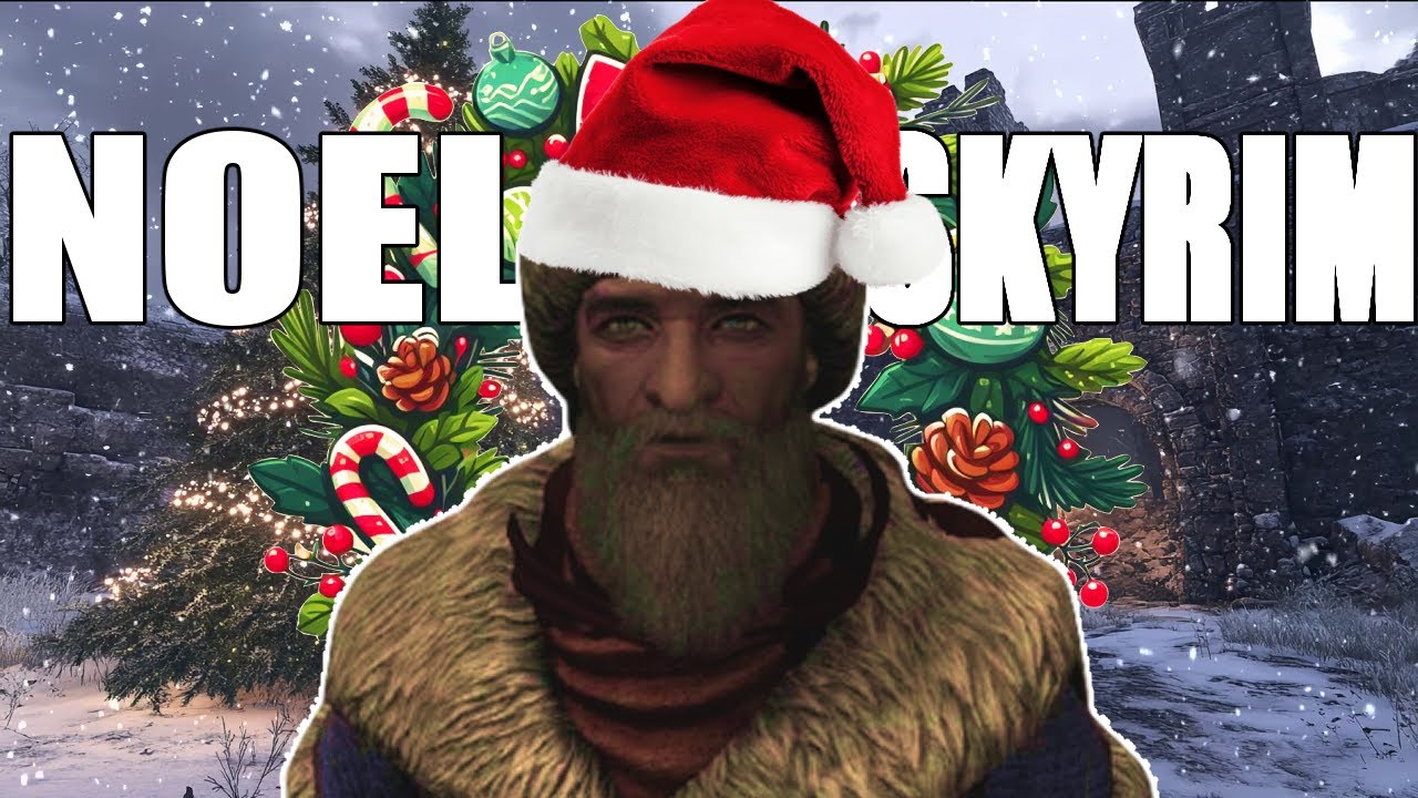 É possível jogar Skyrim como Papai Noel?