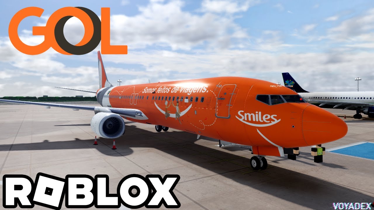 Roblox Gol Linhas Aéreas Inteligentes Flight - Boeing 737-800
