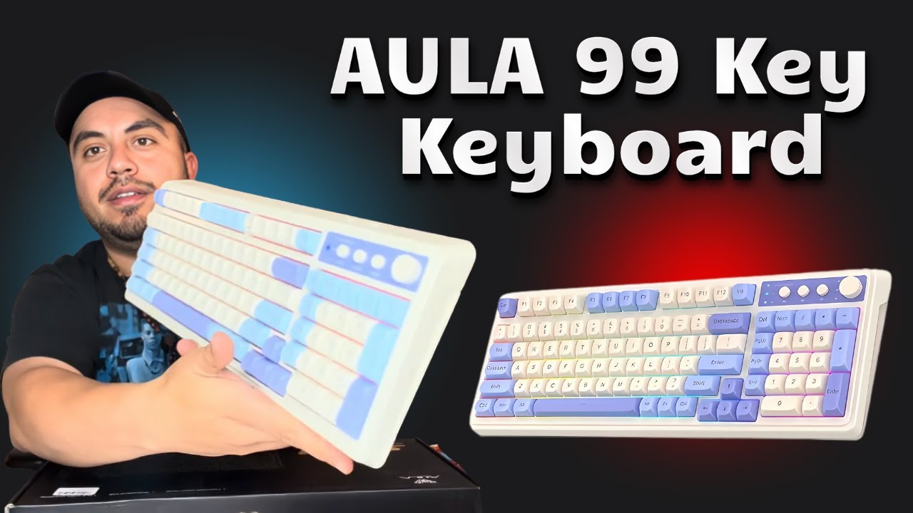 Обзор игровой клавиатуры AULA 99 Key RGB — лучшая бюджетная беспроводная клавиатура для ПК, Mac, ...
