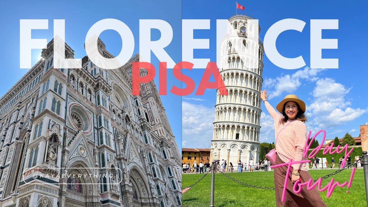 Pisa day tour from Florence - Eurotrip (Leaning tower of Pisa, Florence Duomo, Ponte Vecchio)