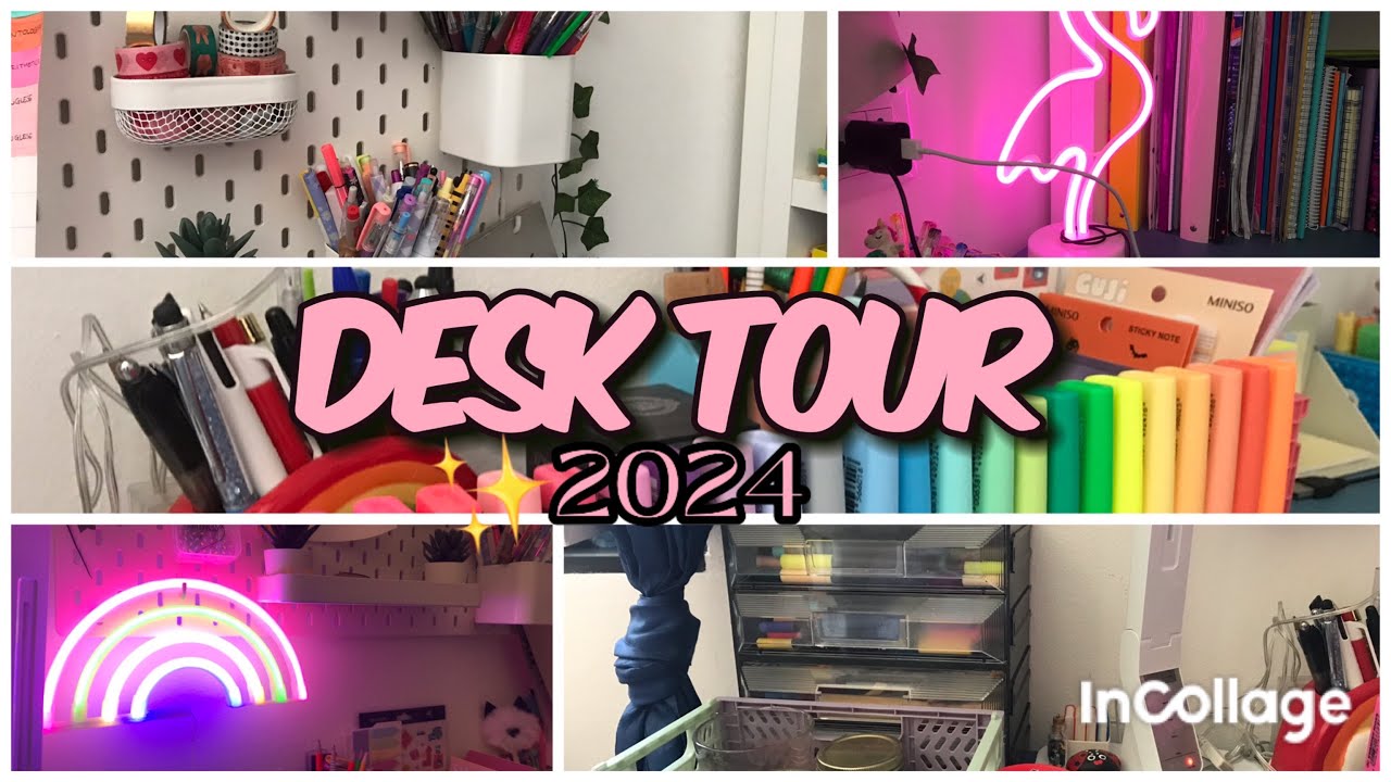 Desk tour✨🌸🎀 #desksetup #desktour