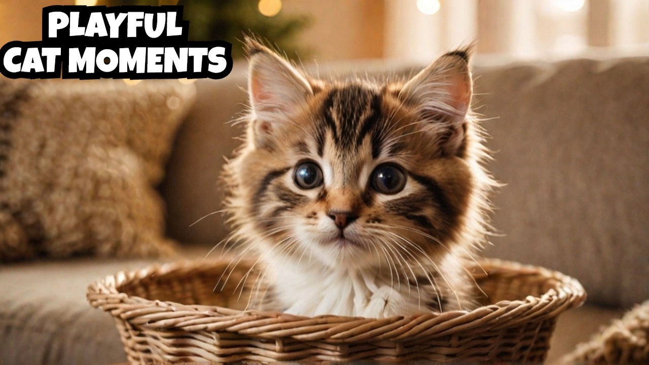 So Cute Playing Cats & Kittens ,Show Love Cuties