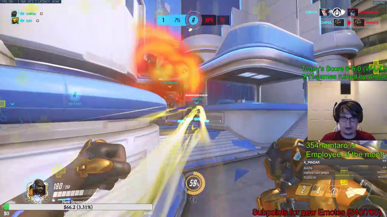 Overwatch Toxic Doomfist God Chipsa Has Issues With Widowmaker