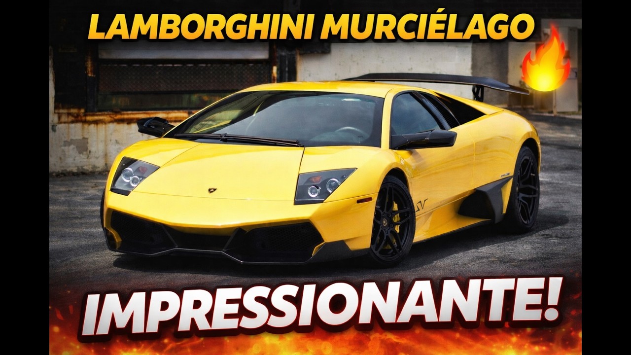 O Último Touro Analógico: Lamborghini Murcielago V12