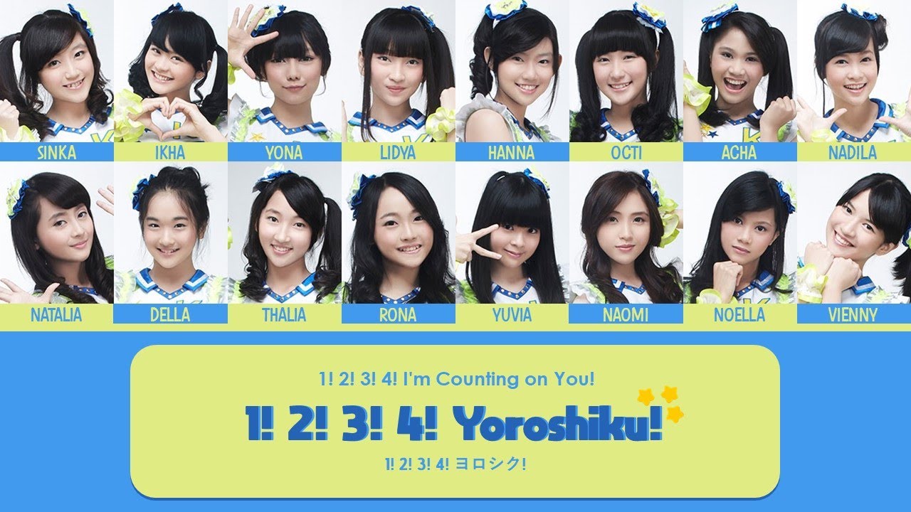 JKT48 - 1! 2! 3! 4! YOROSHIKU! (1! 2! 3! 4! ヨロシク!) [Color Coded Lyrics IDN/ENG/KAN]