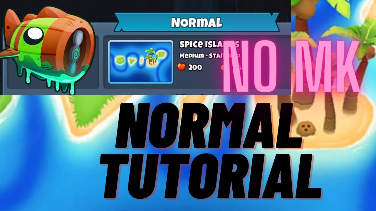 BTD6 - Normal Bloonarius - NO MK - NO RNG - Spiced Islands