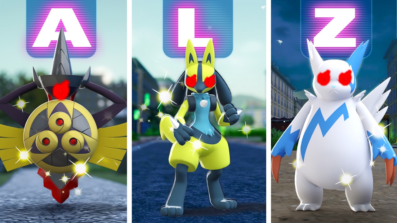Catching a Shiny Alpha for Every Letter in Legends Z-A!