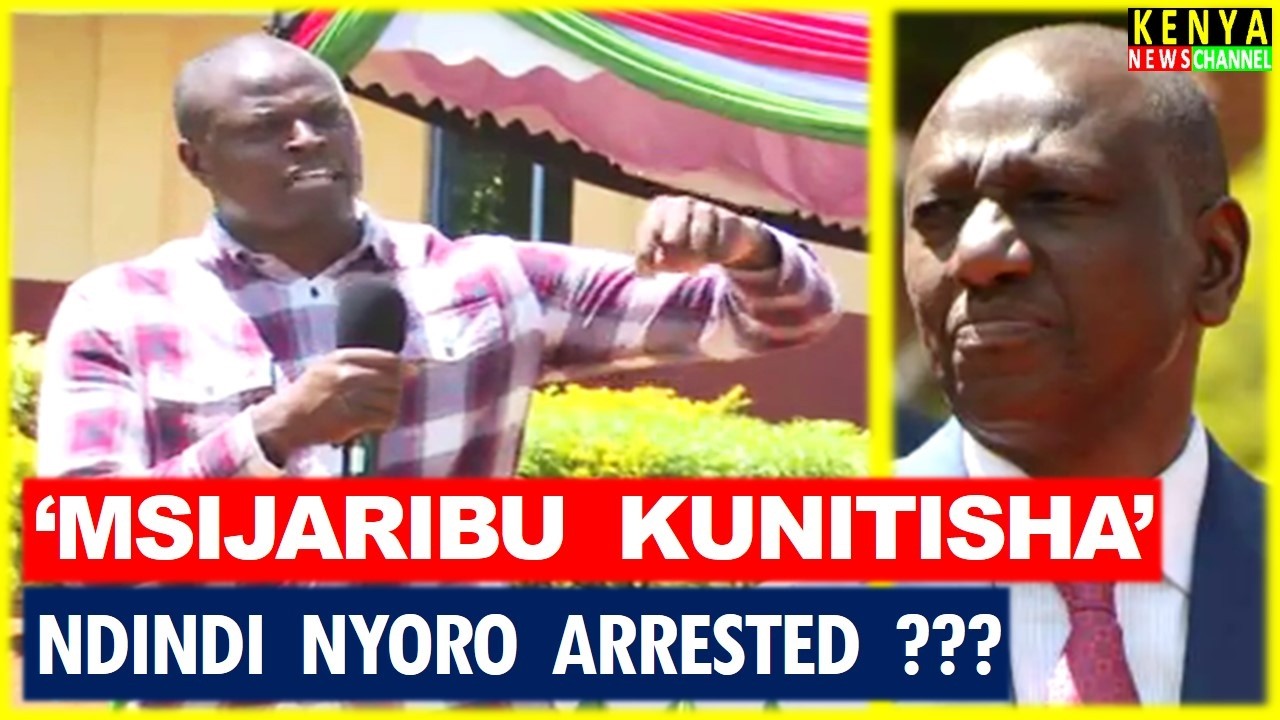 ANGRY Ndindi Nyoro addresses Ruto's Government after rumors of his Arrest addressing Fuel Prices