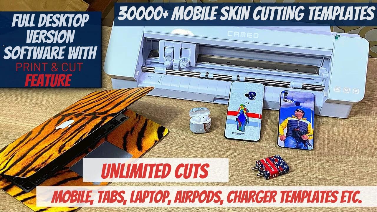 Mobile Skin Cutting With Silhouette Cameo 4  | Print and Cut with Cameo 4
