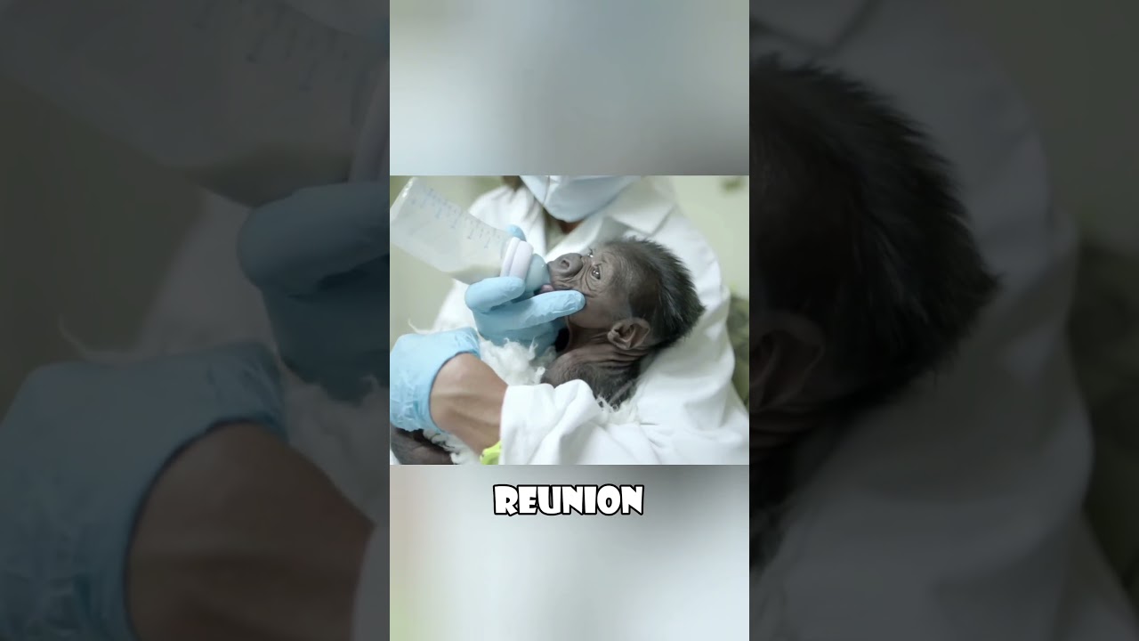 Baby Gorilla&rsquo;s Emotional Reunion with Her Mother After a Long Separation  #animals #love