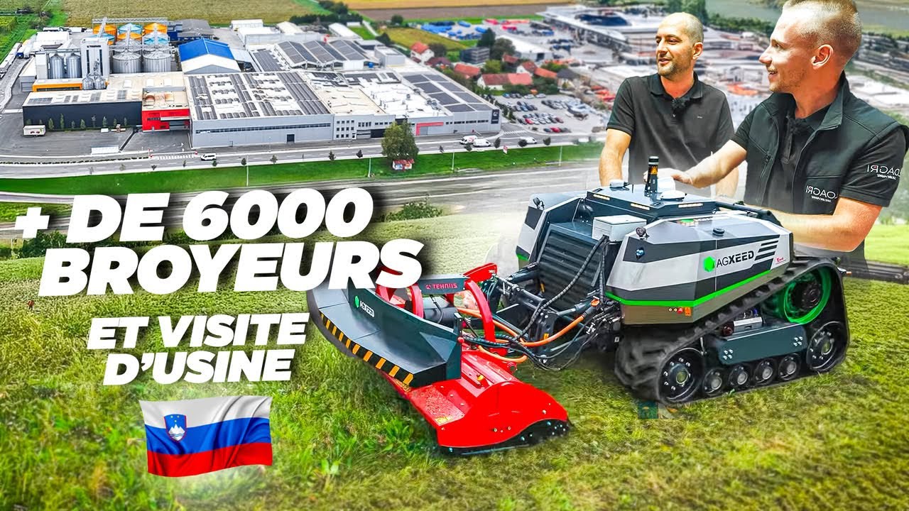 + de 6000 BROYEURS horizontaux /an : VISITE USINE TEHNOS en Slov&eacute;nie 🇸🇮 + prototype 100% &Eacute;LEC⚡️
